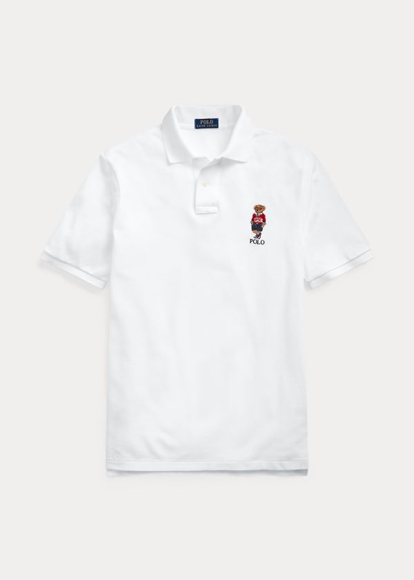 Men's Polo Ralph Lauren Classic Polo Sport Bear Polos | 706235PQE